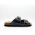 Thies Eco Leder Sandalen Charcoal