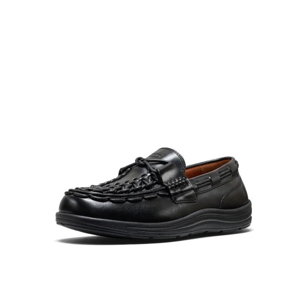 KEEN UNEEK Loafer Nocturnal Black Leder Schuhe Damen schwarz