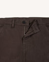 Faguo Hagenau Brown Workwear Hose Herren Baumwolle braun