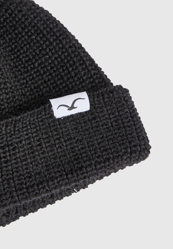 Cleptomanicx WALO Beanie Schwarz