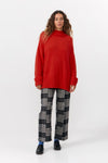 Suite 13 Nun Jumper Damen Strick Pullover rot