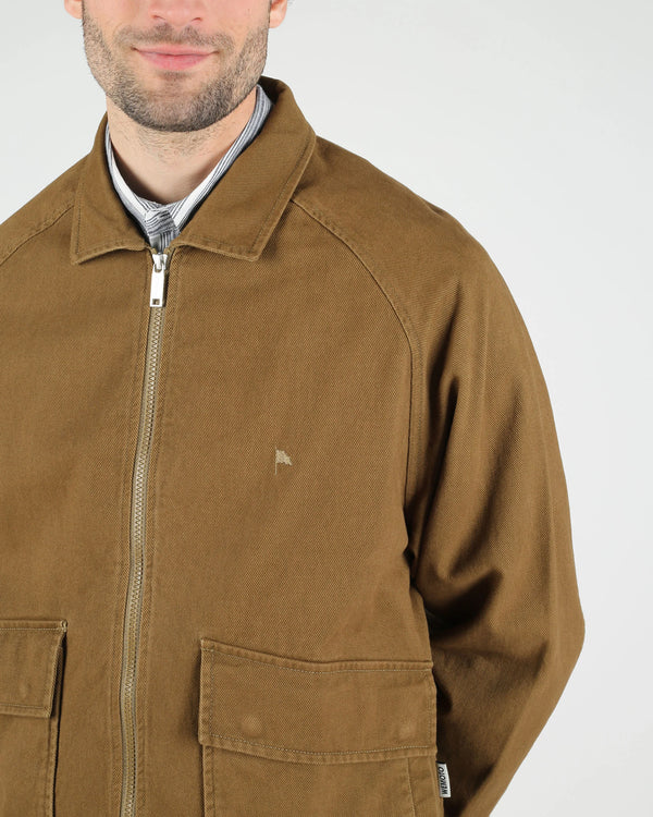 WEMOTO Cotton Twill Jacket Olive Jacke Herren braun