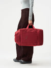 pinqponq Blok Medium Siena Red Backpack Rucksack dunkelrot