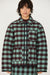 SKFK Loredi Jacket Damen Bio Baumwolle Karo Jacke grün braun