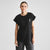 Dedicated Visby Dandelion T-Shirt Damen Bio Baumwolle Shirt schwarz
