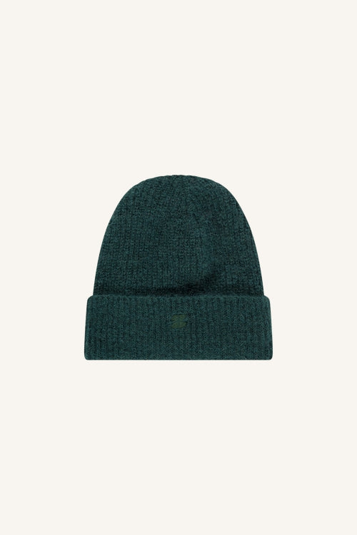 By-Bar Logo Beanie Dark Green unisex Mütze Mohair grün