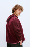 American Vintage Hoktown Weste Bordeaux Melange Herren dunkelrot meliert