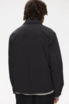 Elvine Bernt Black Nylon Stretch Jacke Herren schwarz