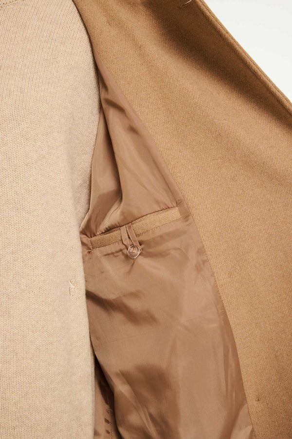 Elvine Milleah Wool Coat Damen Wollmantel Jacke camel