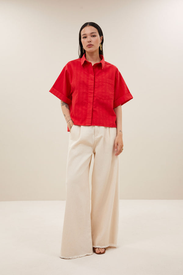 By-Bar Novi Blouse Bluse Damen rot
