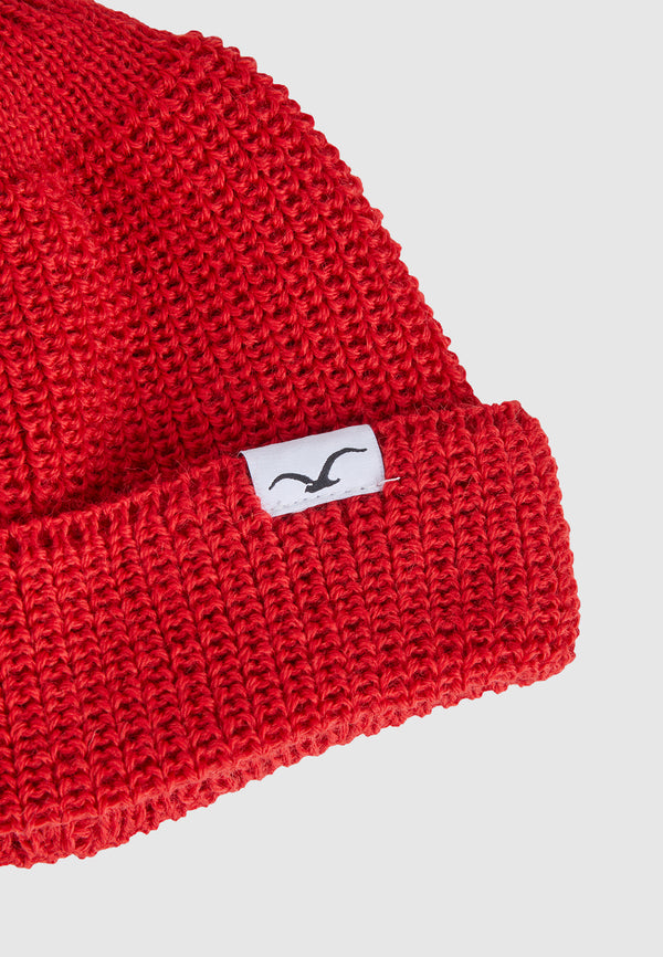 Cleptomanicx Beanie WALO Haute Red Rot