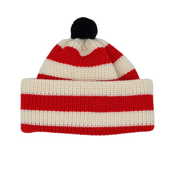 Thei Sprint TS-7 Beanie Mütze rot-weiß gestreift