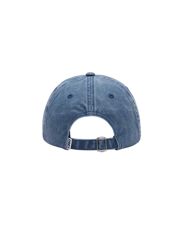 Obey Pigment bold 6 panel strapback Cap blau