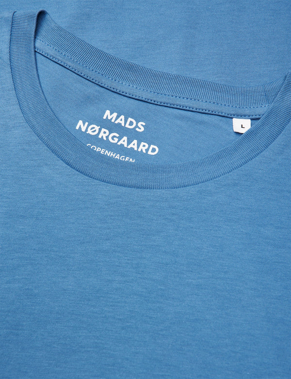 Mads Nørgaard Riviera Thor Fine Jersey T-Shirt Herren blau
