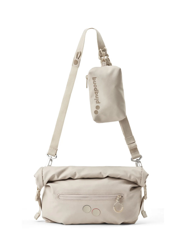 pinqponq Aksel Crossbody-Bag Cliff Beige Tasche beige