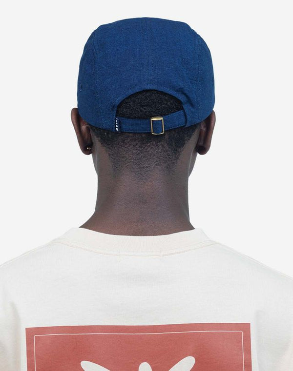 Olow Casquete Five Panel Signature Flower Bleu Cap Unisex blau