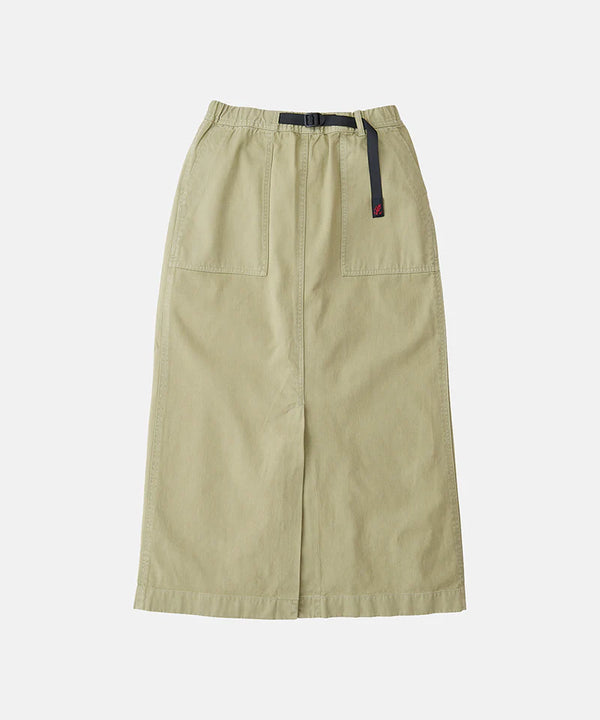 Gramicci Long Baker Skirt Rock Sage Damen grün