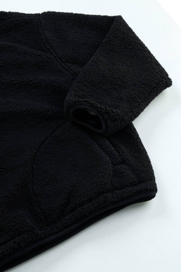 Arniko Moha Half Zip Fleecejacke Black Unisex Recycelt schwarz