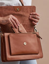 O My Bag Harmonica Wallet Classic Cognac Leder Portemonnaie unisex