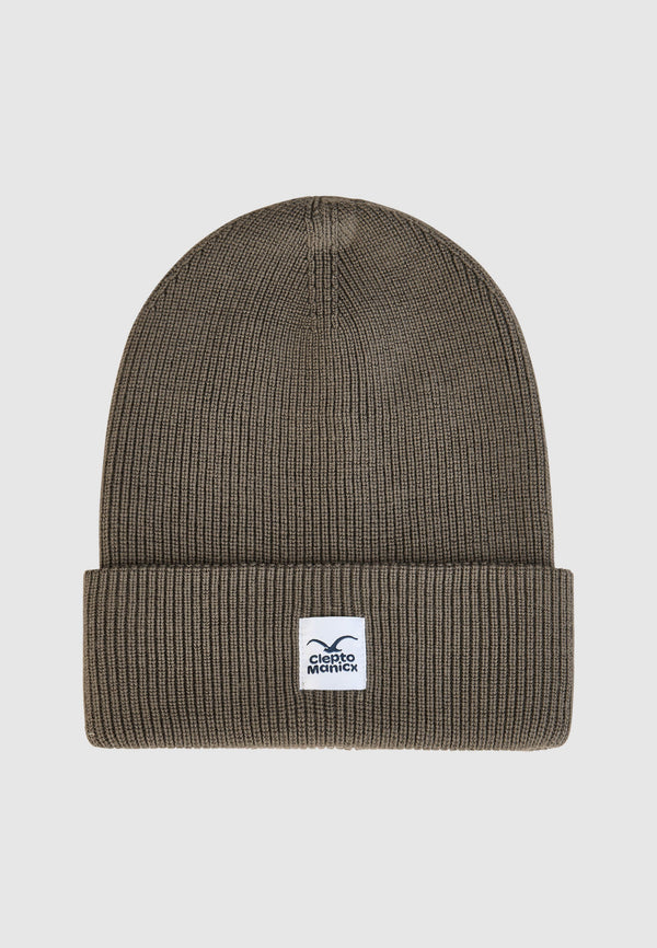 Cleptomanicx CI Bungee Cord Beanie Unisex taupebraun