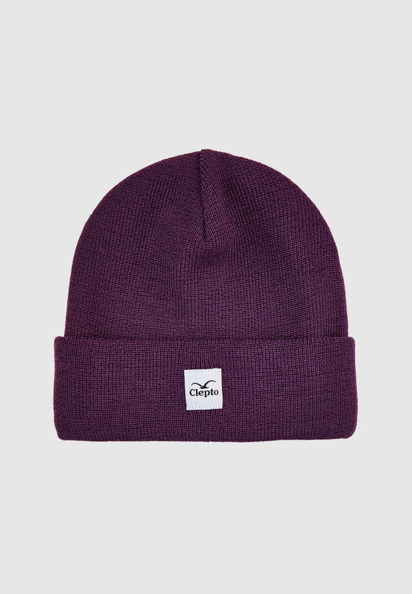 Cleptomanicx Cimo Montana Grape Beanie Unisex dunkelviolett