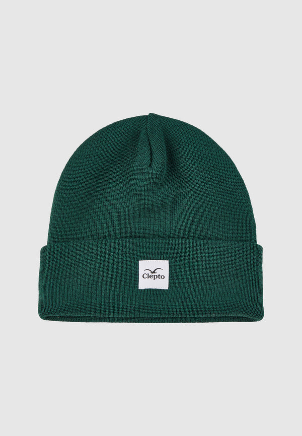 Cleptomanicx Cimo Rain Forest Beanie Unisex dunkelgrün