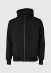 Cleptomanicx Simplist Winterjacke schwarz – Vorderansicht