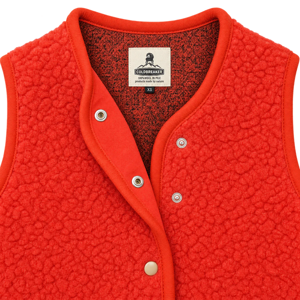 Coldbreaker TYB Coral Wollweste koralle unisex