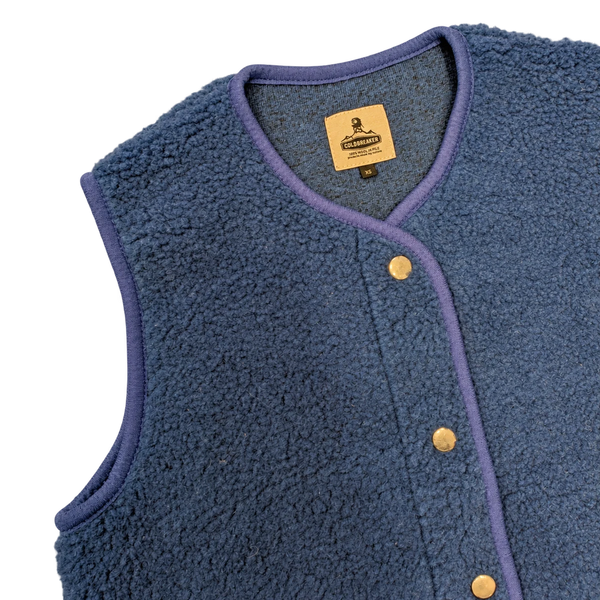 Coldbreaker TYB Blue Blue Wollweste blau unisex