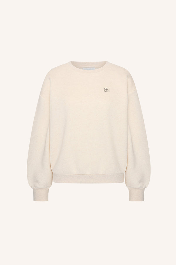 By-Bar Lili Lucky Dance Sweater Oyster Melee Damen Pullover beige