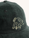 OLOW Cruising Six Panel Cap Lärchengrün – 3TTMAN Stickerei im Detail
