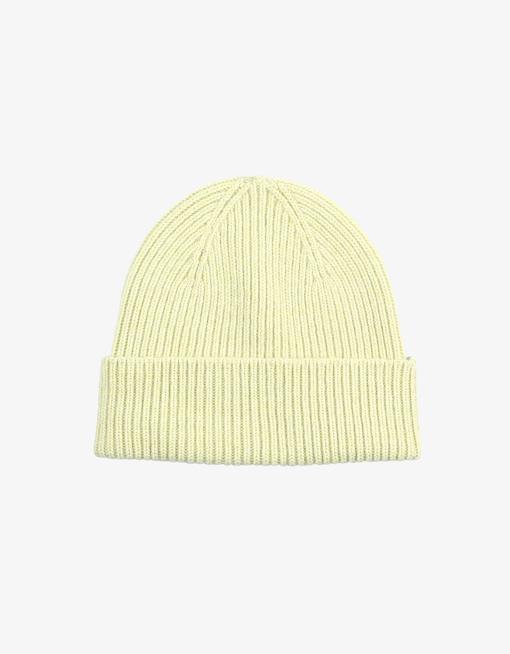 Colorful Standard Merino Beanie Mütze Soft Yellow Unisex hellgelb