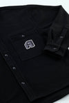Arniko JP Overshirt Black Unisex Wollmix schwarz
