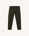 Faguo Landais Wide Leg Hose Khaki Herren Bio-Baumwolle grün