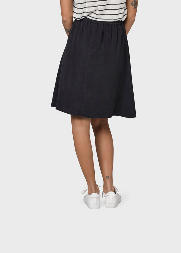 Klitmøller Ramona Short Skirt Damen Lyocell Rock schwarz