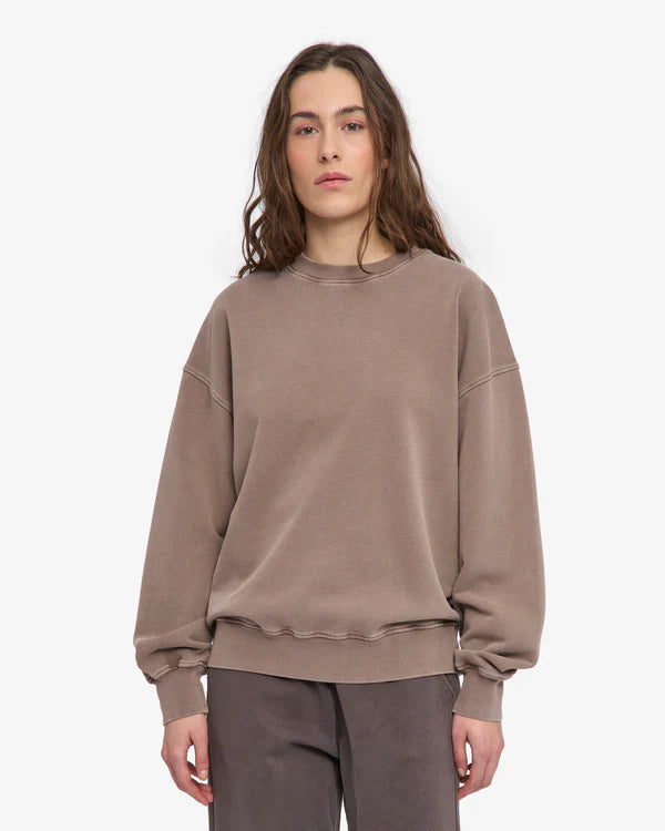 Colorful Standard Oversized Organic Crew Faded Khaki