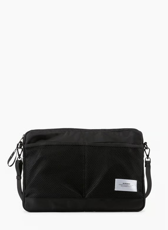 AY Studios Computer Bag Black Unisex Wasserabweisende Laptoptasche schwarz