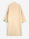 Bobo Choses Hand Made Wool Coat Light Yellow Damen Wollmantel gelb