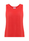 Klitmøller Aliya Top Damen Lyocell Shirt rot
