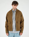 WEMOTO Cotton Twill Jacket Olive Jacke Herren braun