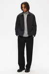 Elvine Bernt Black Nylon Stretch Jacke Herren schwarz
