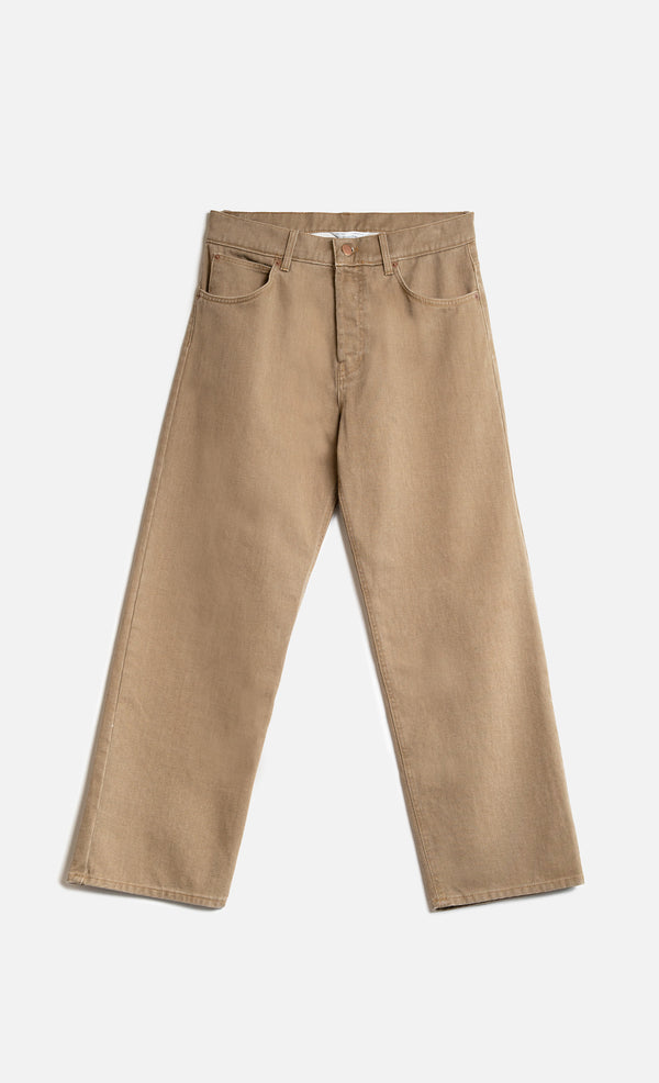 Wooden Store Original Vintage Denim Jeans Hose Braun Herren