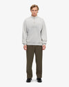 Colorful Standard Organic Quarter Zip Faded Grey unisex hellgrau