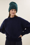 By-Bar Logo Beanie Dark Green unisex Mütze Mohair grün