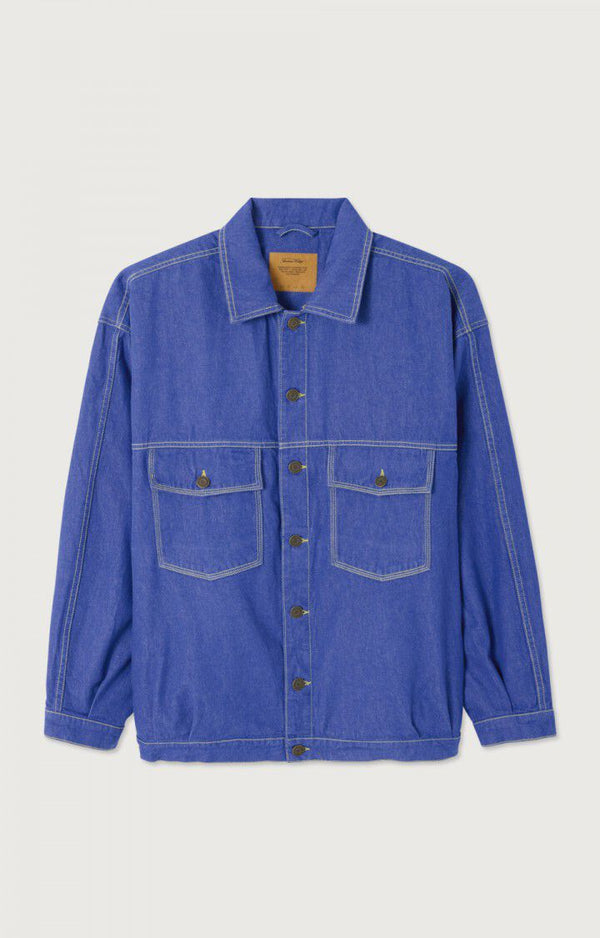 American Vintage Indigo Grezbay Jacke Herren blau