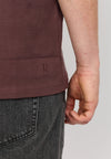 Revolution Dustpurple Loose T-Shirt Herren kastanienbraun