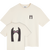 Bask in the Sun Look Tee Ivory Herren T-Shirt Relaxed Fit creme
