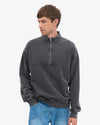 Colorful Standard Organic Quarter Zip Faded Black Pullover