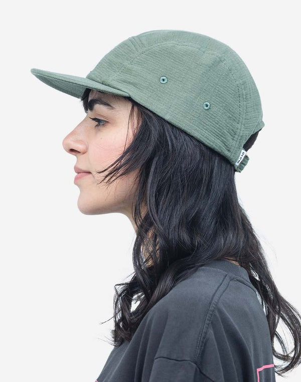 Olow Casquete Five Panel Signature Panel Pomba Cap Unisex salbeigrün