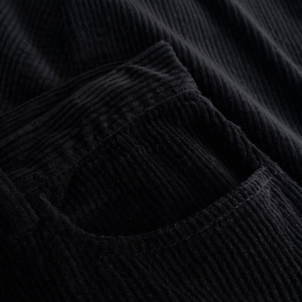 Dedicated Hamburg Corduroy Black Cordhose Herren schwarz – Detail